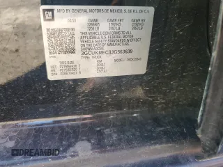 2018 Chevrolet Silverado 1500 LT with VIN 3GCUKREC3JG563639, listed as a Copart auction lot 46690685 with 182,966 mi miles and Salvage Title. Bid and sale history available at carsss.com. Image 12.
