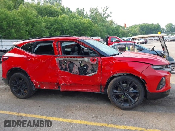 2020 Chevrolet Blazer RS z VIN 3GNKBKRS2LS610070, wystawiony jako IAAI lot #42455099 z przebiegiem 38 030 mil mil oraz . Historia ofert i sprzedaży dostępna na DreamBid. Obrazek 13.