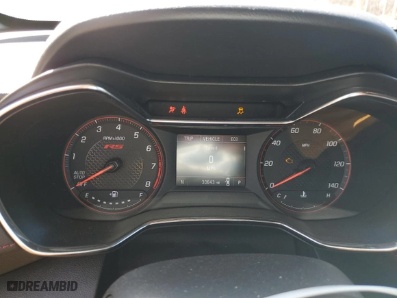 2021 Chevrolet TrailBlazer RS with VIN KL79MTSLXMB038847, listed as a Copart auction lot 49536665 with 30,643 mi miles and Salvage Title. Bid and sale history available at carsss.com. Image 9.