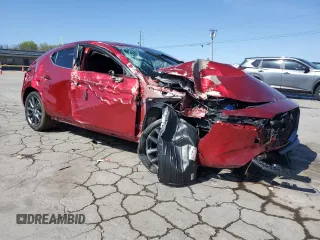 2019 Mazda 3 Preferred with VIN JM1BPBMM8K1125497, listed as a Copart auction lot 51796935 with Not Provided miles and Salvage Title. Bid and sale history available at DreamBid. Image 4.