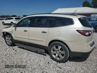 2014 Chevrolet Traverse LTZ z VIN 1GNKRJKD7EJ175097, wystawiony jako Copart lot #56717045 z przebiegiem 113 041 mil mil oraz Szkoda całkowita • Salvage title. Historia ofert i sprzedaży dostępna na DreamBid. Obrazek 2.