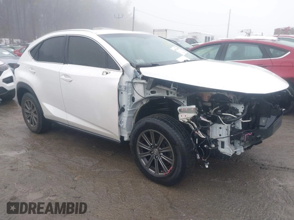 2017 Lexus NX 200t with VIN JTJYARBZXH2077603, listed as a IAAI auction lot 41511404 with 91,505 mi miles and . Bid and sale history available at DreamBid. Image 1.