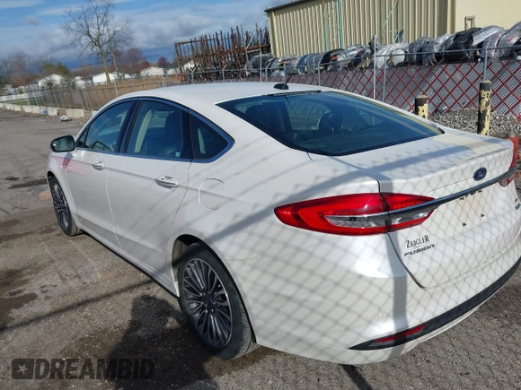 2018 Ford Fusion SE with VIN 3FA6P0HDXJR127018, listed as a IAAI auction lot 42013450 with 93,761 mi miles. Bid and sale history available at carsss.com. Image 3.