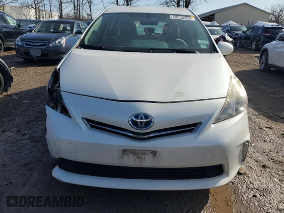 2012 Toyota Prius Two with VIN JTDZN3EU2C3018444, listed as a Copart auction lot 49253495 with 207,373 mi miles and Salvage Title. Bid and sale history available at DreamBid. Image 5.