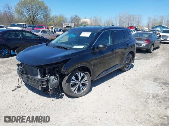 2021 Nissan Rogue SV z VIN 5N1AT3BB3MC808550, wystawiony jako IAAI lot #42177517 z przebiegiem 97 319 mil mil oraz . Historia ofert i sprzedaży dostępna na DreamBid. Obrazek 17.