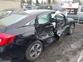 2019 Honda Civic Sedan LX with VIN 2HGFC2F60KH555359, listed as a IAAI auction lot 41626477 with 75,336 mi miles. Bid and sale history available at carsss.com. Image 6.