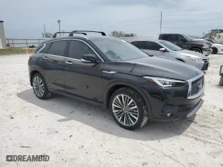 2024 Infiniti QX50 SENSORY with VIN 3PCAJ5EB0RF104060, listed as a Copart auction lot 53706155 with 10,913 mi miles and Salvage Title. Bid and sale history available at carsss.com. Image 4.