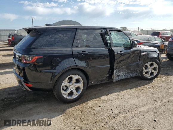 2018 Land Rover Range Rover Sport HSE z VIN SALWR2RK9JA181782, wystawiony jako Copart lot #57911275 z przebiegiem 46 125 mil mil oraz Szkoda całkowita • Salvage title. Historia ofert i sprzedaży dostępna na DreamBid. Obrazek 3.