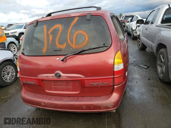 1999 Mercury Villager z VIN 4M2XV11TXXDJ03146, wystawiony jako Copart lot #38336914 z przebiegiem 94 061 mil mil oraz Nie do naprawy • Non repairable. Historia ofert i sprzedaży dostępna na DreamBid. Obrazek 6.