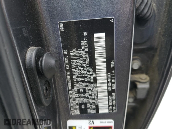 2009 Toyota Venza с VIN 4T3ZK11A09U005867, выставлен на аукционе Copart как лот 55891305 с пробегом 181 988 миль миль и Списание • Salvage title. История ставок и продаж доступна на DreamBid. Изображение 13.
