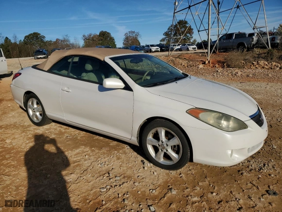 2005 Toyota Camry Solara SE with VIN 4T1FA38P65U063822, listed as a Copart auction lot 80743274 with 193,438 mi miles and Clean Title. Bid and sale history available at carsss.com. Image 4.