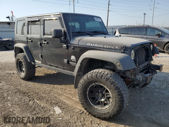 2008 Jeep Wrangler Unlimited Rubicon with VIN 1J4GA69118L590353, listed as a Copart auction lot 48487245 with 138,977 mi miles and Salvage Title. Bid and sale history available at carsss.com. Image 4.