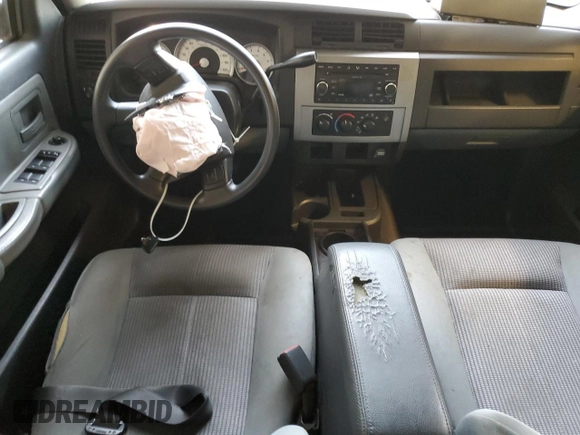 2008 Dodge Dakota SLT with VIN 1D7HE48K38S581338, listed as a Copart auction lot 85081194 with 217,780 mi miles and Salvage Title. Bid and sale history available at DreamBid. Image 8.