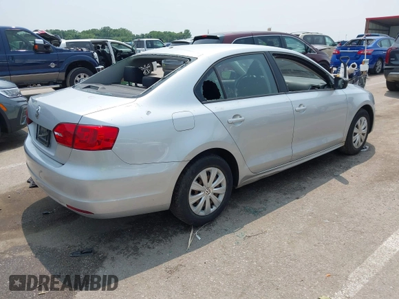 2013 Volkswagen Jetta S with VIN 3VW2K7AJ1DM398273, listed as a IAAI auction lot 42467085 with 109,453 mi miles and . Bid and sale history available at DreamBid. Image 4.