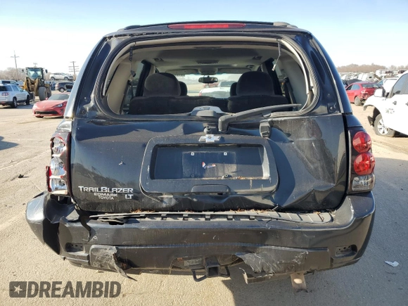 2008 Chevrolet TrailBlazer 1LT with VIN 1GNDT13S182100708, listed as a Copart auction lot 89284975 with 165,199 mi miles and Salvage Title. Bid and sale history available at DreamBid. Image 6.