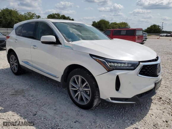 2022 Acura RDX w/Technology Package with VIN 5J8TC1H57NL006380, listed as a Copart auction lot 71384164 with 11,103 mi miles and Salvage Title. Bid and sale history available at carsss.com. Image 4.