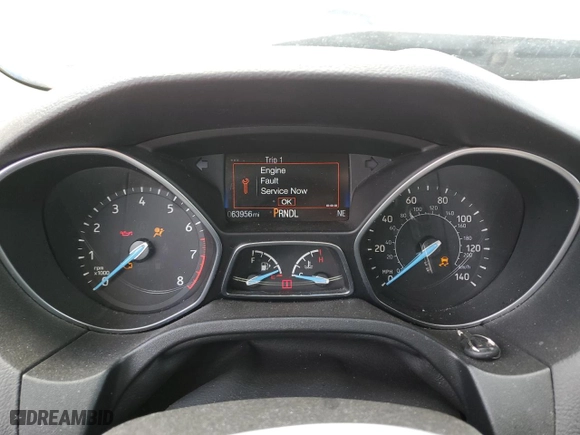 2017 Ford Focus SE with VIN 1FADP3F27HL307446, listed as a Copart auction lot 54017515 with 63,956 mi miles and Clean Title. Bid and sale history available at carsss.com. Image 9.