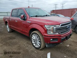 2019 Ford F-150 Limited with VIN 1FTEW1EG8KFA09819, listed as a Copart auction lot 47557435 with 169,346 mi miles and Salvage Title. Bid and sale history available at carsss.com. Image 4.