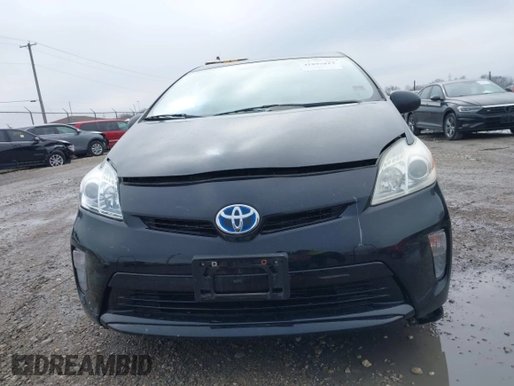 2013 Toyota Prius One with VIN JTDKN3DU5D1690885, listed as a IAAI auction lot 41897813 with 279,984 mi miles. Bid and sale history available at carsss.com. Image 12.