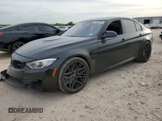 2016 BMW M3 with VIN WBS8M9C54G5E68129, listed as a Copart auction lot 50089505 with 56,321 mi miles and Salvage Title. Bid and sale history available at carsss.com. Image 1.