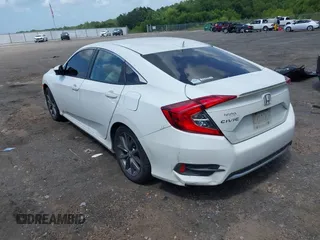 2021 Honda Civic Sedan EX-L with VIN 19XFC1F7XME006512, listed as a IAAI auction lot 40003939 with 90,881 mi miles. Bid and sale history available at carsss.com. Image 3.