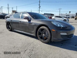 2012 Porsche Panamera S with VIN WP0AB2A70CL060210, listed as a Copart auction lot 47053745 with 99,227 mi miles and Salvage Title. Bid and sale history available at DreamBid. Image 4.