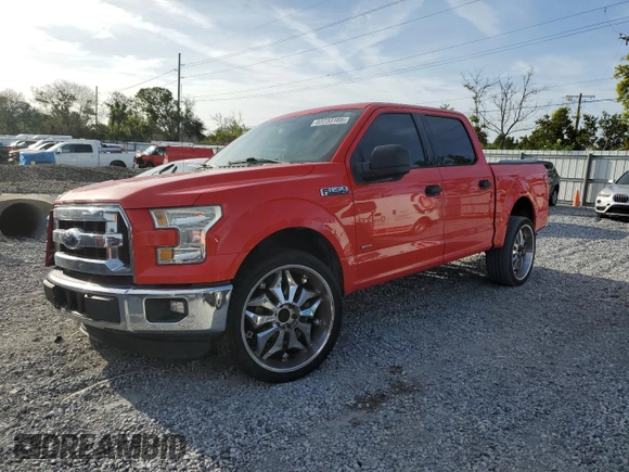 2016 Ford F-150 XL with VIN 1FTEW1CP0GFA50987, listed as a Copart auction lot 63233165 with 151,530 mi miles and Salvage title. Bid and sale history available at DreamBid. Image 1.