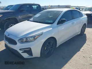 2021 Kia Forte GT-Line with VIN 3KPF34AD5ME418903, listed as a IAAI auction lot 41157364 with 55,651 mi miles. Bid and sale history available at carsss.com. Image 17.