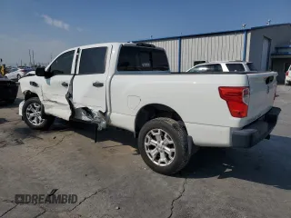 2016 Nissan Titan XD S with VIN 1N6BA1F19GN516136, listed as a Copart auction lot 75034614 with 129,496 mi miles and Salvage Title. Bid and sale history available at carsss.com. Image 2.