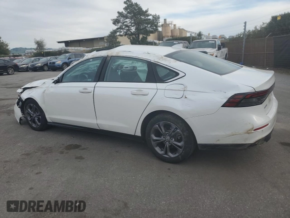 2024 Honda Accord EX-L с VIN 1HGCY2F6XRA035280, выставлен на аукционе Copart как лот 47225595 с пробегом 12 568 миль миль и Списание • Salvage title. История ставок и продаж доступна на DreamBid. Изображение 2.
