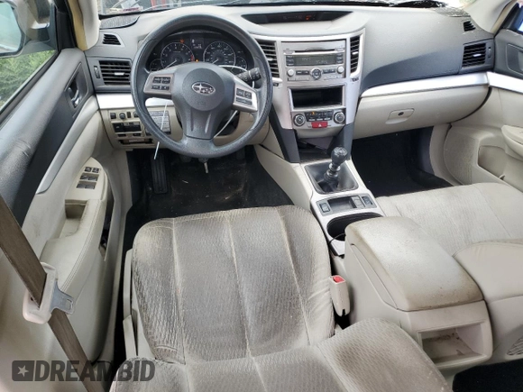 2012 Subaru Outback 2.5i with VIN 4S4BRCAC9C1291746, listed as a Copart auction lot 60320095 with 105,276 mi miles and Salvage title. Bid and sale history available at DreamBid. Image 8.