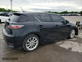 2012 Lexus CT 200h with VIN JTHKD5BH4C2084277, listed as a Copart auction lot 54604315 with 212,763 mi miles and Clean Title. Bid and sale history available at carsss.com. Image 3.