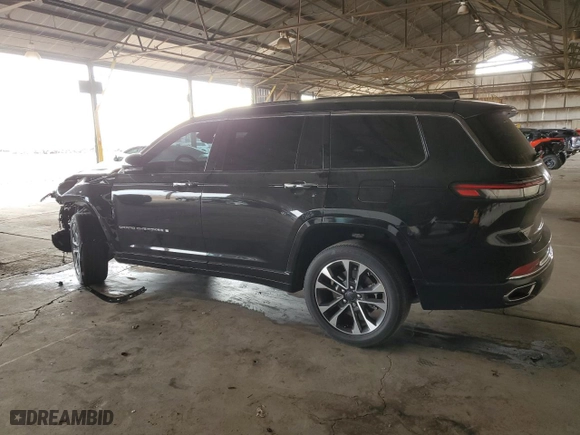 2022 Jeep Grand Cherokee L Overland with VIN 1C4RJJDG2N8517990, listed as a Copart auction lot 44748235 with 37,719 mi miles and Salvage Title. Bid and sale history available at carsss.com. Image 2.