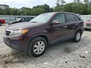 2013 Kia Sorento LX with VIN 5XYKT3A15DG358221, listed as a Copart auction lot 62560635 with 194,363 mi miles and Clean title. Bid and sale history available at DreamBid. Image 1.