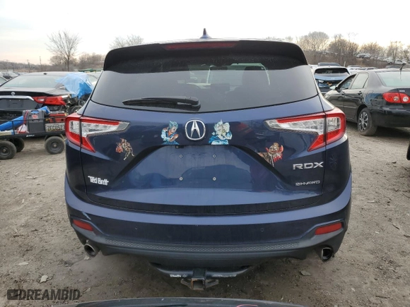 2019 Acura RDX w/Advance Pkg with VIN 5J8TC2H74KL004301, listed as a Copart auction lot 87239754 with 137,248 mi miles and Salvage Title. Bid and sale history available at carsss.com. Image 6.