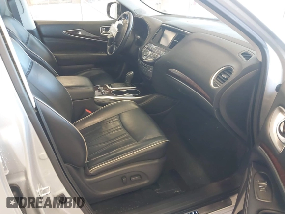 2017 Infiniti QX60 with VIN 5N1DL0MM3HC525307, listed as a IAAI auction lot 41578552 with 54,313 mi miles and . Bid and sale history available at DreamBid. Image 5.