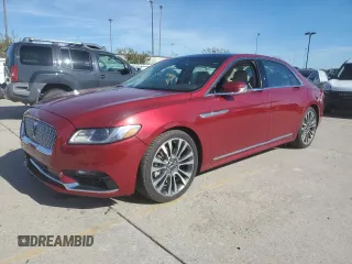 2017 Lincoln Continental Reserve with VIN 1LN6L9RP5H5608760, listed as a Copart auction lot 79564964 with 0 mi miles and Salvage Title. Bid and sale history available at carsss.com. Image 1.