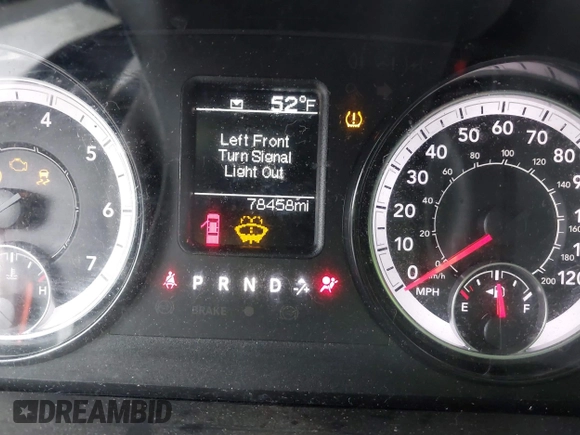 2019 Ram 1500 Classic Tradesman with VIN 1C6RR6FG8KS733349, listed as a IAAI auction lot 41166779 with 78,458 mi miles. Bid and sale history available at carsss.com. Image 7.