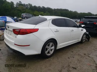 2014 Kia Optima LX with VIN KNAGM4A70E5494065, listed as a Copart auction lot 59100255 with 126,983 mi miles and Salvage title. Bid and sale history available at DreamBid. Image 3.