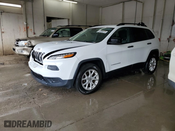 2016 Jeep Cherokee Altitude with VIN 1C4PJMAS0GW290203, listed as a Copart auction lot 52005315 with 194,787 mi miles and Salvage title. Bid and sale history available at DreamBid. Image 1.