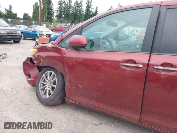 2011 Toyota Sienna XLE AAS with VIN 5TDYK3DC0BS093590, listed as a IAAI auction lot 42714201 with 155,699 mi miles and . Bid and sale history available at DreamBid. Image 18.
