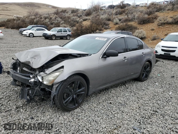 2007 Infiniti G35 Sedan G35x with VIN JNKBV61F37M810207, listed as a Copart auction lot 47634545 with 238,387 mi miles and Salvage Title. Bid and sale history available at carsss.com. Image 1.
