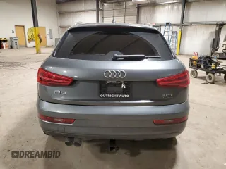 2016 Audi Q3 Premium Plus with VIN WA1EFCFS9GR001808, listed as a Copart auction lot 48001405 with 20,218 mi miles and Salvage Title. Bid and sale history available at carsss.com. Image 6.