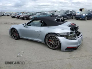 2020 Porsche 911 Carrera S with VIN WP0CB2A96LS263554, listed as a Copart auction lot 52013384 with 8,702 mi miles. Bid and sale history available at carsss.com. Image 2.