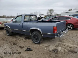 1989 Dodge Dakota with VIN 1B7FL26X3KS146546, listed as a Copart auction lot 81859624 with 16,824 mi miles and Clean Title. Bid and sale history available at carsss.com. Image 2.