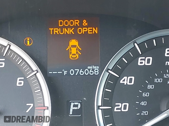 2015 Acura TLX with VIN 19UUB1F39FA018293, listed as a IAAI auction lot 41645461 with 76,068 mi miles. Bid and sale history available at carsss.com. Image 16.