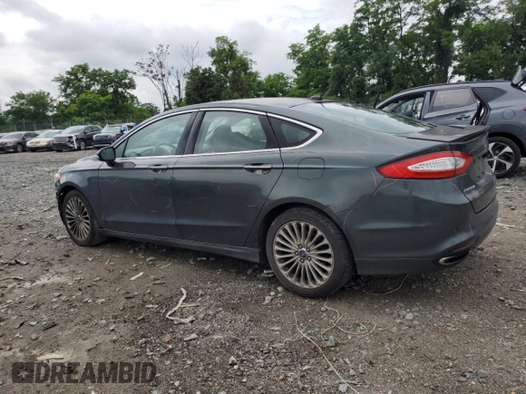 2016 Ford Fusion Titanium with VIN 3FA6P0K95GR158075, listed as a Copart auction lot 64476715 with 137,656 mi miles and Salvage title. Bid and sale history available at DreamBid. Image 2.