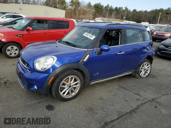 2015 MINI Countryman S z VIN WMWZC5C52FWP42972, wystawiony jako Copart lot #48931585 z przebiegiem 105 566 mil mil oraz Szkoda całkowita • Salvage title. Historia ofert i sprzedaży dostępna na DreamBid. Obrazek 1.