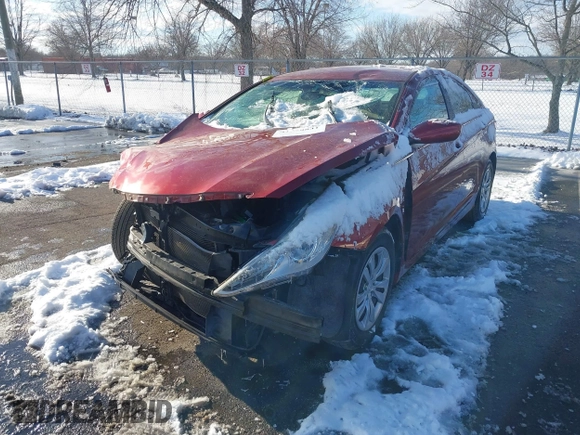 2012 Hyundai Sonata GLS with VIN 5NPEB4AC8CH335899, listed as a IAAI auction lot 41378841 with 54,837 mi miles. Bid and sale history available at carsss.com. Image 6.