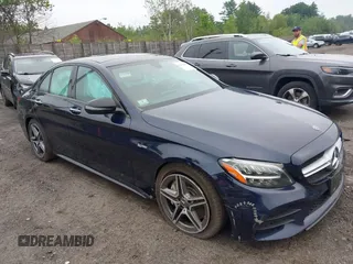 2020 Mercedes-Benz C 43 AMG with VIN W1KWF6EB0LR596187, listed as a IAAI auction lot 42644855 with 64,260 mi miles and . Bid and sale history available at DreamBid. Image 1.